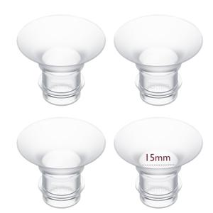 Momcozy 15mm 4Count Flange Insert Compatible with 24mm Flange/Shield of Most Pumps