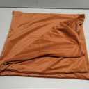 Throw Pillow Covers Rust Set of 2 20x20 Inch Pillow Covers, Soft Velvet Fall Decorative Cases for Couch Sofa Bed, Home Boho Decor, Modern Farmhouse Cushion Covers
