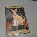 Vintage Cat Tin Sign Retro Tarot Card Metal Sign Poster Wall Art Decor Bathroom Dorm Room Home Decor - Devil