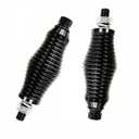 LED Whip Light Spring Quick Release Canister Quick Release Whip Light Spring Mount Base Heavy Duty Dune Flag Mount UTV ATV RZR SXS Truck Off-Road Can Am Black (2PC)