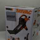 WORX 12 Amp Trivac 3-in-1 Electric Leaf Blower/Mulcher/Vacuum WG509 Metal Impeller for Fine Mulching