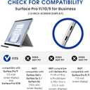 Omnpak Microsoft Surface Pro 11/10/9 Case, Lightweight Protective, Multiple Angle, Stylus Holder, Designed for Surface 11th Edition AI 2024/Pro 9 5G 13" 2022, Compatible with Type Cover Keyboard