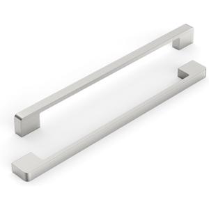 10 Pack 8.8 Inch(224mm) Kitchen Cabinet Handles Brushed Satin Nickel Cabinet Pulls Kitchen Cabinet Hardware Drawer Pulls for Cupboard Wardrobe