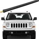 Short Antenna for Jeep Patriot (2007-2017), Jeep Patriot Antenna - 6 3/4 Inch Car Wash Proof, Internal Copper Coil Antenna Mast Replacement