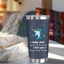 2 x Birthday Gift For Dad - Father's Day Gifts from Daughter, Son, Kids - Husband Gift - Birthday Present Ideas For Father, New Papa, Bonus Father From Daughter, Son - 20 Oz Tumbler
