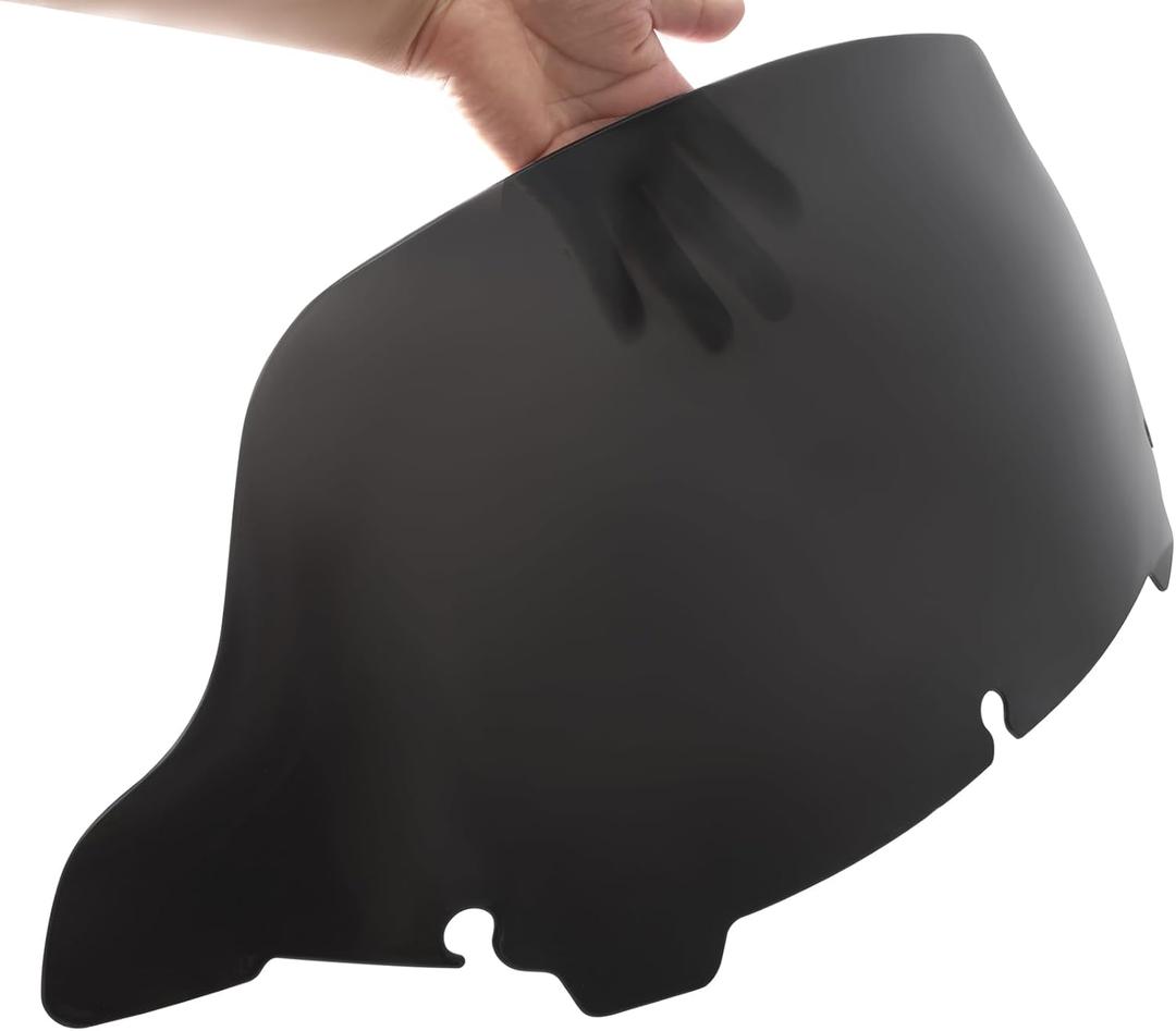 10.5 in. Windshield Fit for Harley davidson Touring Electra Glide Street Glide Ultra Limitedb and Tri Glide models 2014-later Black