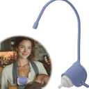 Adjustable Baby Bottle Support for Parents  Comfort Feeding Aid, Non-Slip Silicone Holder, Fits Standard & Wide-Neck Bottles(Blue)