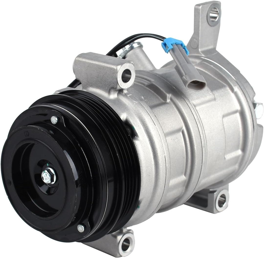 CO29002C Air Conditioner A/C Compressor with Clutch Compatible with Chevy/Cadillac/GMC/Hummer-Tahoe,Suburban, Silverado 1500, Yukon, Sierra, Avalanche, Express 1500,Yukon XL 1500,Hummer H2