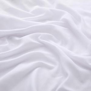 VACVELT White Chiffon Fabric by The Yard, 60 Inch Wide Chiffon Sheer Fabric Bolt Wedding Draping Fabric, Soft Chiffon Fabric for Wedding Arch Draping Backdrop, Party Decoration (Pre-Cut, 3 Yards)