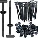 150 Pack Heavy Duty Self-Locking Nylon Zip Ties, Cable Tie Buckle, UV Resistant Zipper Clips, Universal Nylon Cable Tie Buckle for Car, Home, Office & Garden