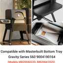 SUONA Bottom Tray Assembly 9004190164 for Masterbuilt Gravity Series 560 Grill Replacement Parts Drip Pan for Masterbuilt MB20040220 MB20041020 Grease Tray with Catch Pan