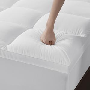 King Mattress Topper, Extra Thick Pillowtop, Cooling and Plush Mattress Pad Cover for Back Pain,Soft Mattress Protector Cover with 8-21 Inch Deep Pocket (78''x80'')
