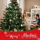 30PCS Christmas Ball Ornaments, 2.36" Red Green White Xmas Balls Decoration, Shatterproof Christma Balls Ornaments for Xmas Tree, Painting & Glittering Hanging Ball for Party Event