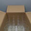 24 Pcs Hurricane Candle Holder Sleeve, H:16" D:2" Bottomless Glass Cylinder Candleholder Tall Clear Glass Cylinder Open Both Ends, Chimney Tube Cover, Open Ended Candle Shade