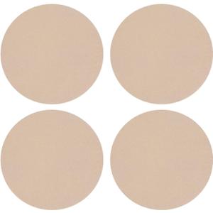 PATIKIL 4 Pack 12" 304mm OD Ceramic Drying Slab, 8mm 1/3" Thick Round Clay Wedging Board Sculpture Base Plate Pottery Wheel Bats Without Holes, Sand Table Baking Model Bottom Block