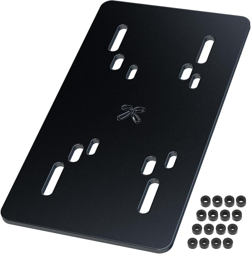 Engine Mounting Plate, Motor Mount Plate Compatible with Predator 212 224 196cc 79cc 97cc 49cc Engine Coleman Mini Bike CT200U CT200U-EX BT200X CT100U CC100X Baja MB200 DB30 KT196 Go Kart Parts
