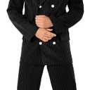 fun shack Gangster Costume Men - 1920s Roaring 20s Adult Gangster Outfit - Vintage Style Costume for Parties (X-Large)