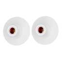 2 x CILIA Lamp Sockets Holder 2pcs E26/E27 Lamp Bases Includes Lamp Socket and Base for 110V-250V Suitable for Home, Office, and Industrial - White