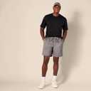 Amazon Essentials Men's 8" Inseam Relaxed-Fit Drawstring Walk Shorts (Available in Plus Size) (Gray, XXL)