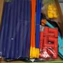 2 Pack Bow and Arrow Set for Kids, Light Up Archery Set with 14 Suction Cup Arrows, Archery Targets Outdoor Games for Kids Ages 4-8 8-12, Birthday Gifts Toys for 5 6 7 8 9 10 11 12 Year Old Boys Girls (Blue & purple)