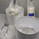 TOBUSA 23.5 Modern Ceramic Table Lamps Set of 2 for Living Room, Farmhouse Vintage Bedside Table Lamps with White Linen Shade, Rustic Bedroom Ceramic Lamps for Nightstand Home Office End Table Dorm