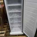 Frigidaire Upright Freezer, 6.5 cu. ft., Deep Freeze, Vinyl Coated Metal with Wire Shelving, Compact for Kitchen, RV, Dorm, Cabin, and Trailer, Platinum Design Series, Silver - 21D x 23W x 56H