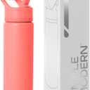 Simple Modern Water Bottle with Straw Lid | Vacuum Insulated Stainless Steel Metal | Reusable Leak Proof BPA-Free Cup for School | Summit Collection | 22oz, Honolulu