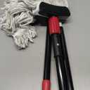 Commercial Mops for Floor Cleaning - Looped-End Heavy Duty Wet Mop with Long Handle for Hardwood Wood Tile Vinyl - Reusable Cotton Head for Home Garage Kichen Bathroom (White)