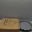 Heated Bird Bath for Deck Railing, Powerful 100W Thermostatically Controlled Heated Bird Baths for Outdoors for Winter, Heated Birdbath Water Heater for Outside Garden Yard Patio Lawn (Grey)