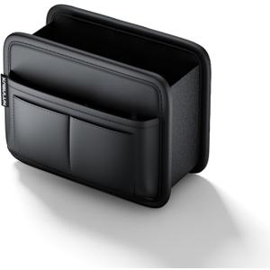 LEIWOOR Car Door Organizer & Cup Holder, Multifunctional Car Storage Box, Trash Can, Large Capacity Storage Bag, Foldable Side Storage Pouch, Interior Accessory for Sedan SUV Truck (Multi-Pocket Pro)