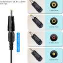 16.8V Charger for Massage Gun Power Adapter Replacement 16.8V 0.8A 1A 2A AC DC Power Supply Adapter for Massage Gun 16.8V 1a Charger for Massager Power Supply Cord Cable - 6.6FT