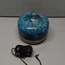 Porseme 500ml Glass Essential Oil Diffuser Aromatherapy Ultrasonic Cool Mist Humidifier 15-21 Running Hours Waterless Auto-Off Air Diffusers for Sleeping Yoga Office Working Spa and Rest (Light Blue)