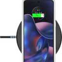 Unov Case Compatible with Motorola Moto Edge 2022 5G Clear with Design Soft TPU Shock Absorption Slim Embossed Pattern Protective Back Cover (Sierra Mountains)