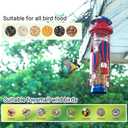 Beserie Solar Metal Bird Feeder for Outdoors Hanging Squirrel Proof Wild Bird Feeders, Durable & Chew-Proof Cardinals Feeders, Gifts for Bird Lovers, Garden Decoration
