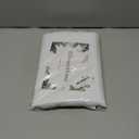 EHouseHome Heavy Duty Fabric Tablecloth with White Lace-Waterproof/Wrinkle Free/Stain Resistant/Oil Proof-for Dining,Indoor&Outdoor,Wedding,Holiday,White,Rectangle 60x84Inch