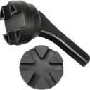 3 Piece Gas Cap Tool Set, Black, 8"