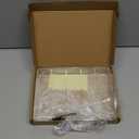 Weiai Acrylic Straw Organizer Holder for Counter Cabinet, 5 Slot Straw Dispenser with 2 Installation Methods for Kitchen Caf Bar, Clear