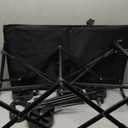 Collapsible Garden carts with Adjustable Handle,Portable Wagon Carts with Cup Holders,Lightweight Utility Beach Cart for Beach,Camping,Sports,Shopping