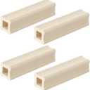Nuanchu 4 Pack 4 x 1 Inch Kiln Post High Alumina Kiln Posts Square Ceramic Shelf Supports for High Temperature Kilns Sturdy Firing Posts