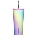 Corkcicle Cold Cup Insulated Tumbler with Lid  Rainbow Unicorn, 24 oz – Reusable Water Bottle Keeps Beverages Cold for 12hrs, Hot 5hrs – Cupholder Friendly Tumbler, Lid for Flexible Sipping