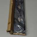 Stove Gap Covers Stainless Steel, Retractable Stove Gap Filler (13.8"27.5" Length, 0.79" Width), Heat-Resistant Guard & Range Trim Kit Between Stove Top & Counter-2Pack Black