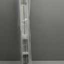 SEEYE 2 Inch Faux Wood Blinds for Indoor Windows with Crown Valance, Cordless Room Darkening Window Blind, 34" W x 48" H, Horizontal Wooden Shades for Bedroom, Kitchen, Office, Doors, White