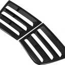 Motoforti 2pcs for Dodge Charger 2011-2021 Rear Side Window Louvers Air Vent Scoop Streamline Shades Cover Exterior Decorative Long-Lasting | for Dodge Charger 2011-2021, Air vent scoop, Streamline shades cover, Exterior decorative, Long-lasting