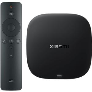 Xiaomi Android TV Box S 3rd Gen, 4K UHD Google TV Box Dolby Vision Atmos & DTS:X, 2GB + 32GB Storage WiFi 6 HDMI 2.1 360 Bluetooth Remote Voice Control for Television Internet Streaming Connection