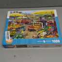 Wonder Forge Farmer's Market Day 1000 Piece Jigsaw Puzzle for Adults | Unique, Perfectly-Fitting Pieces | Fun, Vibrant Imagery