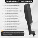 12472876 Front Driver Side Door Armrest Handle Compatible with 1999-2006 Chevy Suburban Silverado Sierra Tahoe Avalanche Escalade & GMC Yukon, Front Left Side Door Arm Rest with Handle, Dark Gray