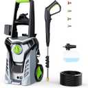 Pressure Washer, Power Washer with 4 Quick Connect Nozzles4800PSI Powerwasher with Foam Cannon for Cars/Fences/Driveways/Patios/Home Cleaning Machine