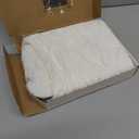 Senneny Christmas Stockings with Initials, 20 Large Embroidered Monogram Knitted Stockings for Family, Kids, Xmas Holiday Party Gifts & Decoration for Fireplace, White, Letter L