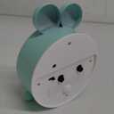 Analog Alarm Clock, 4-inch Super Silent Non-Ticking Metal Hour Clock, Battery Powered, Simple Design, Cute Animal Shape, Bedroom, Bedside, Desk, Adults, Children, Gifts, Green