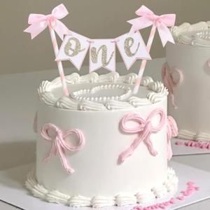 Pink Bow Ribbon Cake Topper - Bow Birthday Cake Topper,Coquette Themed Party Supplies,She's Tying The Knot,Bow 1st Birthday Cake Smash Pink Bow Ribbon Cake Topper - Bow Birthday Cake Topper,Coquette Themed Party Supplies,She's Tying The Knot,Bow 1st Birthday Cake Smash